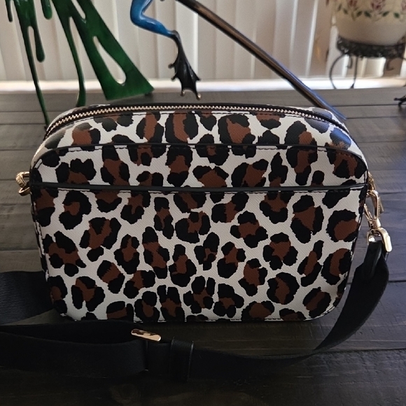 Kate Spade Brown and Black Animal Print Crossbody Bag - Picture 5 of 8